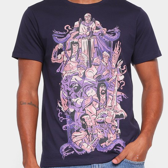 Kit 2 Camisetas NerdStore Double Damage + Ruff Ghanor