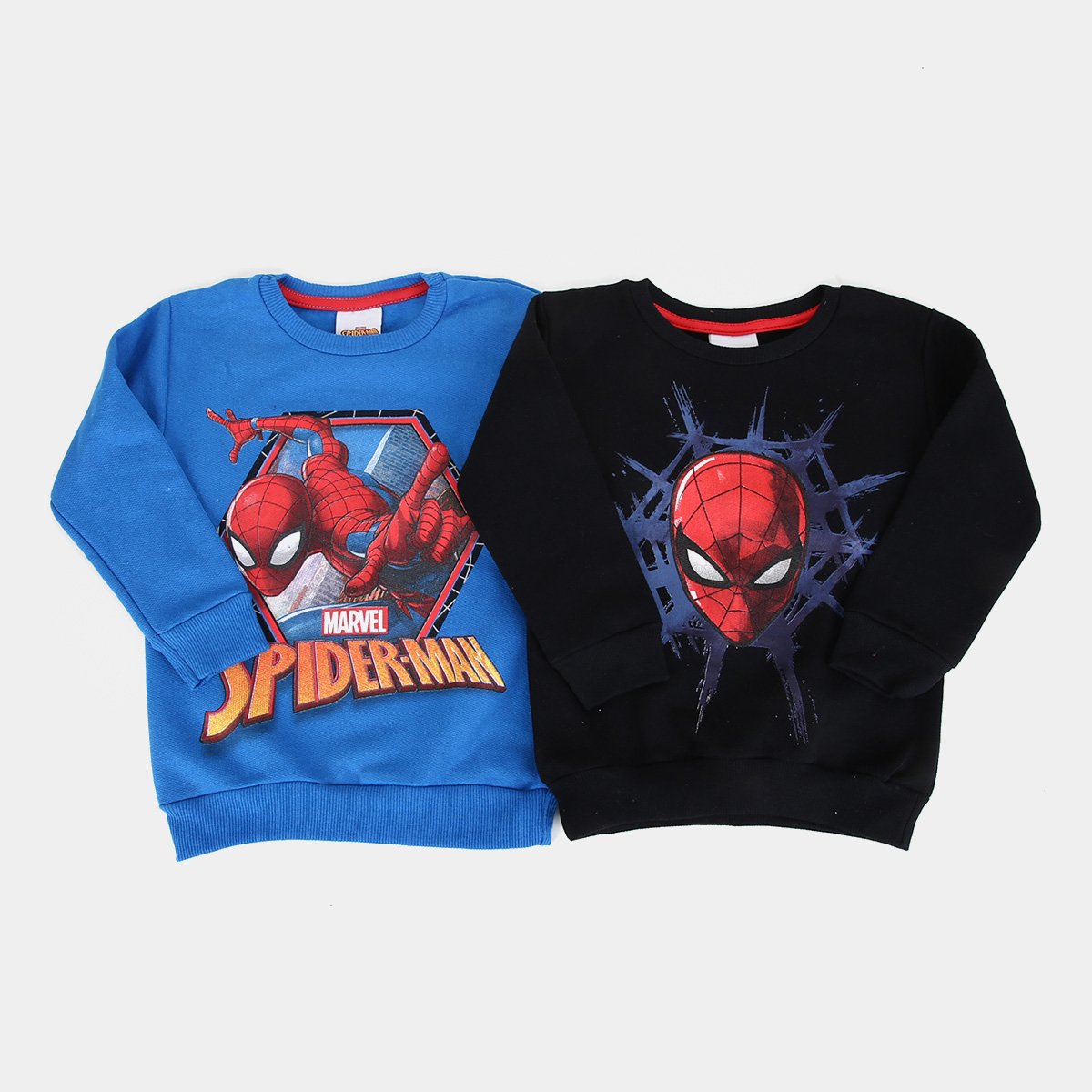 Kit Blusa Moletom Infantil Marvel Spider Man Peças Nerdstore