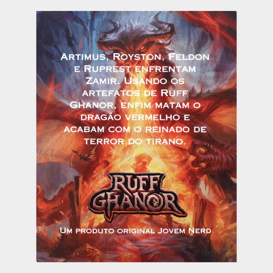 Kit Camiseta Jovem Nerd Ruff Ghanor + Boné Jovem Nerd