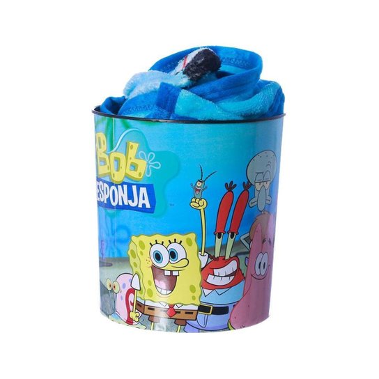 Kit M@nta + Balde Pipoca BOB ESPONJA - Zona Criativa