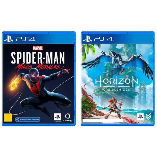 Kit Marvels Spider-Man Miles Morales + Horizon PS4