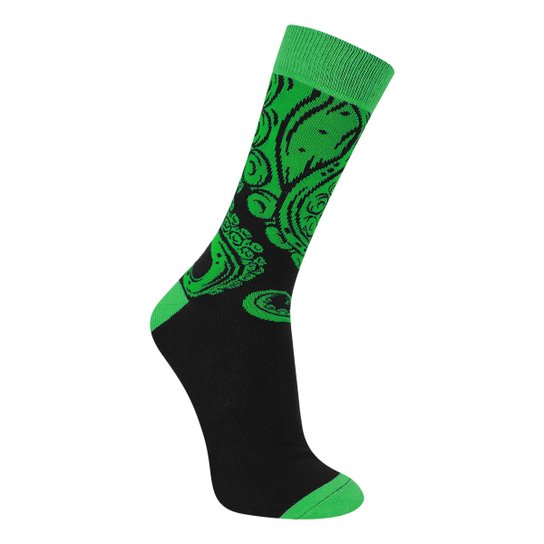 Kit Meia NerdStore - Cthulhu - Jovem Nerd - Cano longo - 3 pares