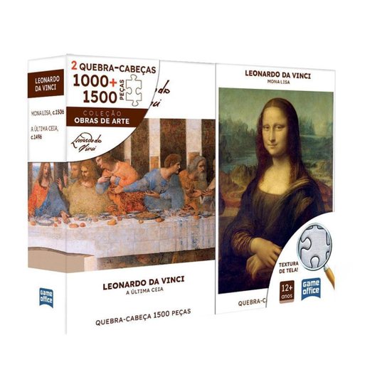 Kit Quebra-cabeça Coleção Obras de Arte Game