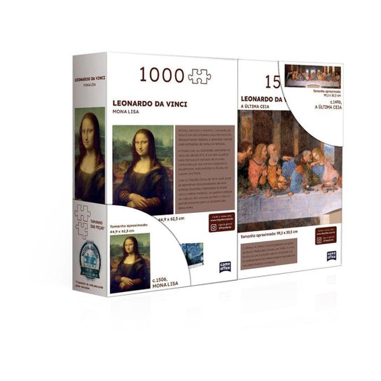 Kit Quebra-cabeça Coleção Obras de Arte Game