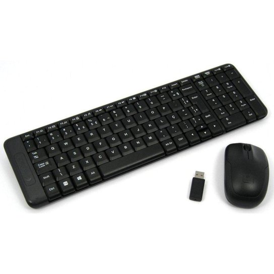 Kit Teclado + Mouse Sem Fio Mk220