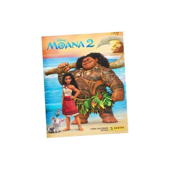 MOANA 2 - Álbum Capa Cartão + Kit 10 Envelopes
