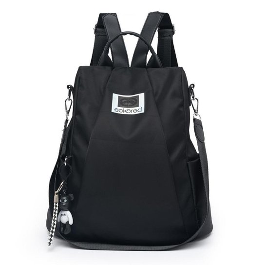 Mochila Feminina Espaçosa Bolsa Resistente Antifurto 11 Litros