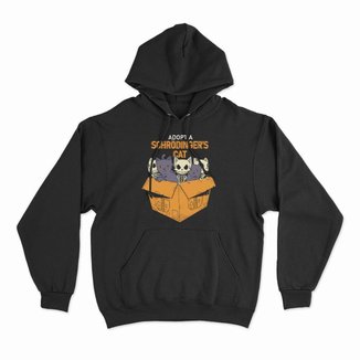 Moletom Com Capuz Adopt A Schrödinger's Cat