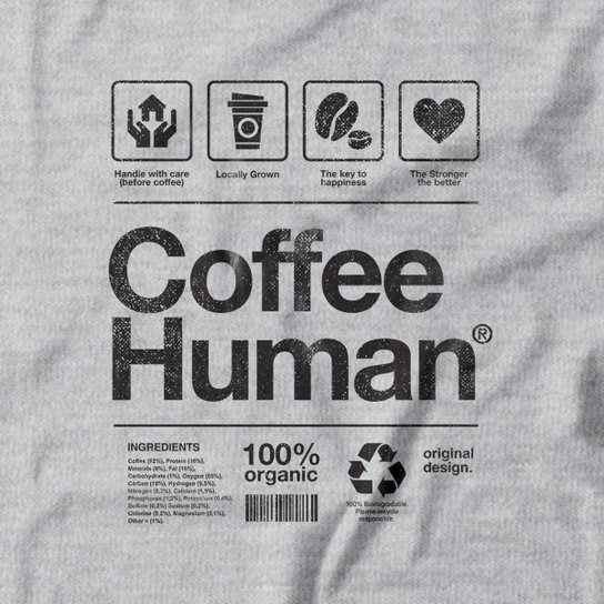Moletom Com Capuz Coffee Human