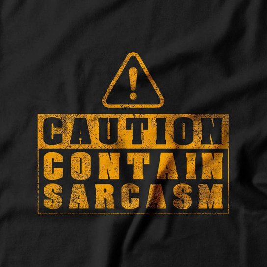 Moletom Com Capuz Contain Sarcasm
