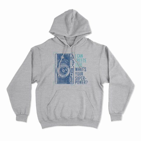 Moletom Com Capuz Freeze Time