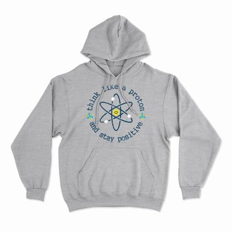 Moletom Com Capuz Think Like A Proton