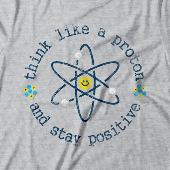 Moletom Com Capuz Think Like A Proton