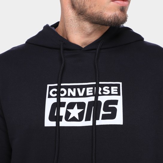 Moletom Converse Fleece Com Capuz Masculino