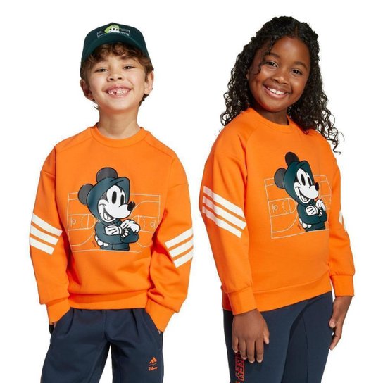 Moletom Infantil Adidas Mickey Mouse Disney Unissex