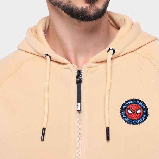 Moletom Mooncity Bordado Homem Aranha Masculino