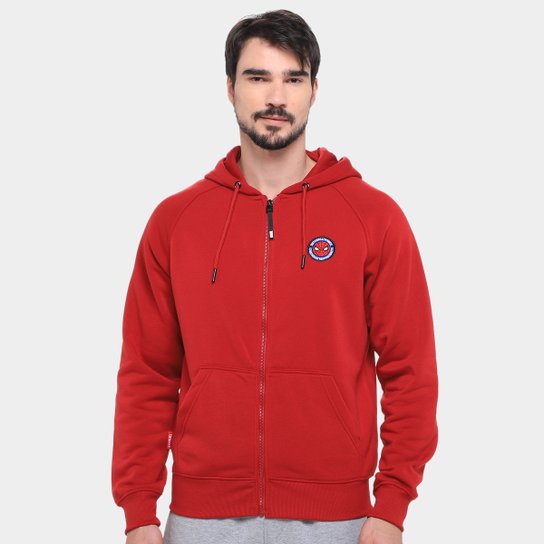 Moletom Mooncity Bordado Homem Aranha Masculino