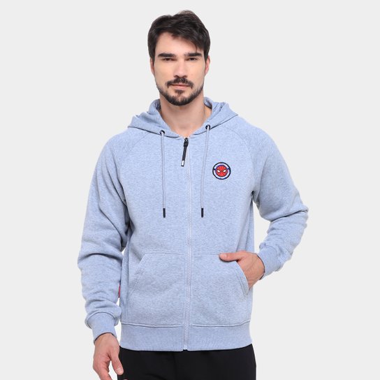 Moletom Mooncity Bordado Homem Aranha Masculino