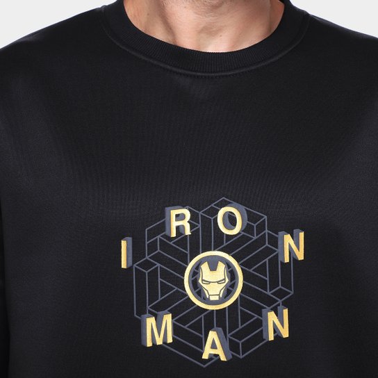 Moletom Mooncity Homem de Ferro Masculino