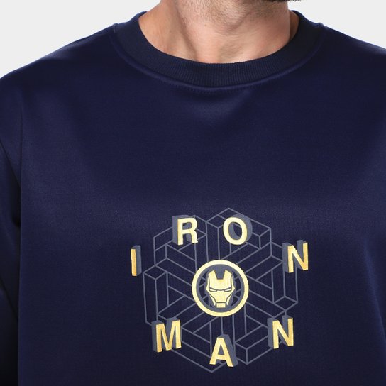 Moletom Mooncity Homem de Ferro Masculino