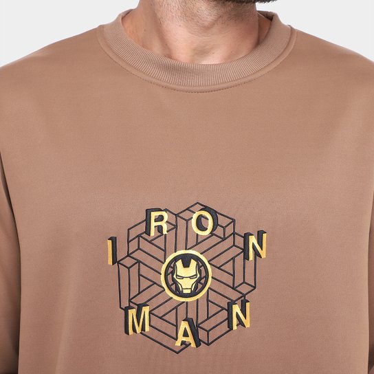 Moletom Mooncity Homem de Ferro Masculino