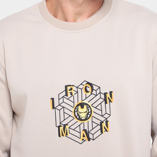 Moletom Mooncity Homem de Ferro Masculino