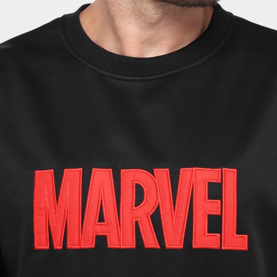 Moletom Mooncity Marvel Bordado Masculino