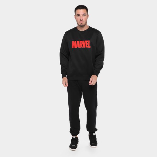 Moletom Mooncity Marvel Bordado Masculino