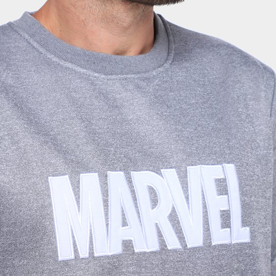 Moletom Mooncity Marvel Bordado Masculino