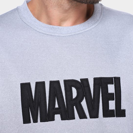 Moletom Mooncity Marvel Bordado Masculino