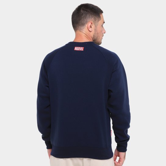 Moletom Mooncity Raglam Avengers Masculino