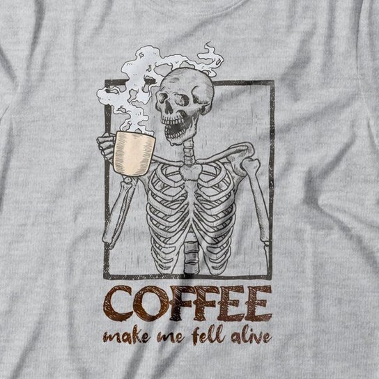 Moletom Studio Geek Coffee Make Me Feel Alive Unissex