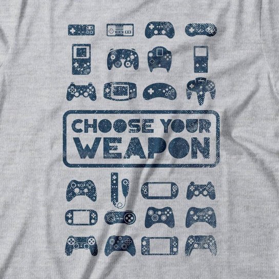 Moletom Studio Geek Com Capuz Choose Your Weapon Unissex