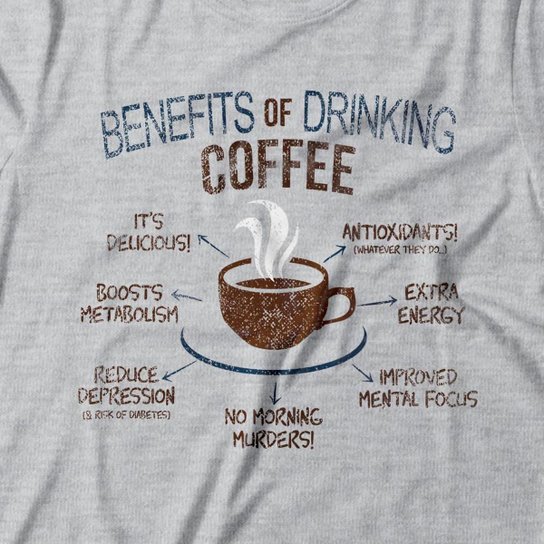 Moletom Studio Geek Com Capuz Coffee Benefits Unissex