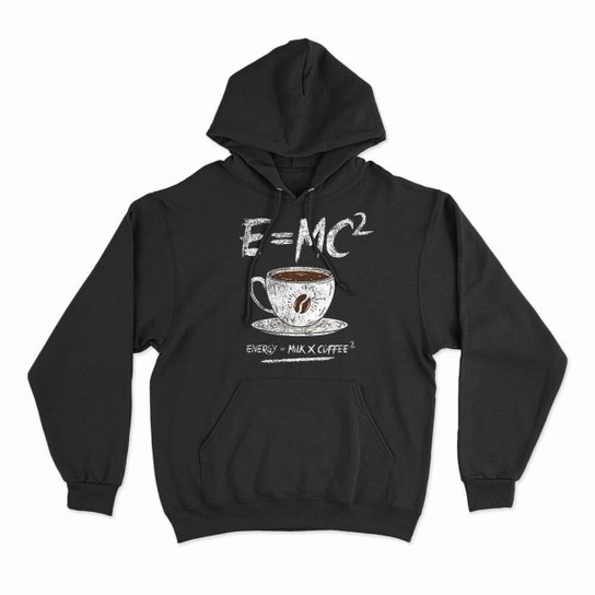 Moletom Studio Geek Com Capuz Coffee Energy Formula Unissex