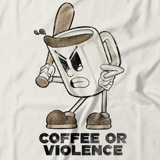 Moletom Studio Geek Com Capuz Coffee Or Violence Unissex
