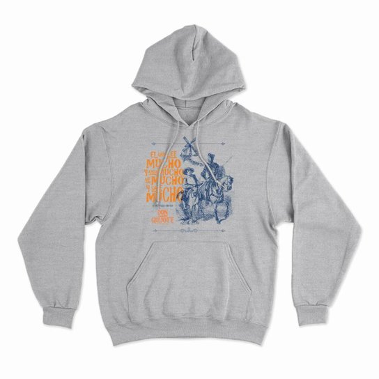 Moletom Studio Geek Com Capuz Dom Quixote Unissex