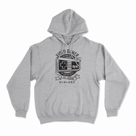 Moletom Studio Geek Com Capuz Gamer Retrô Club Unissex