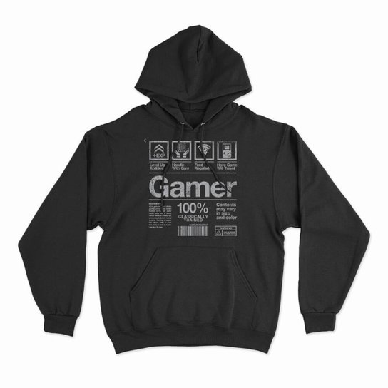 Moletom Studio Geek Com Capuz Gamer Unissex