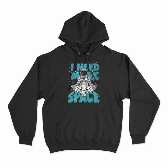 Moletom Studio Geek Com Capuz I Need More Space Unissex