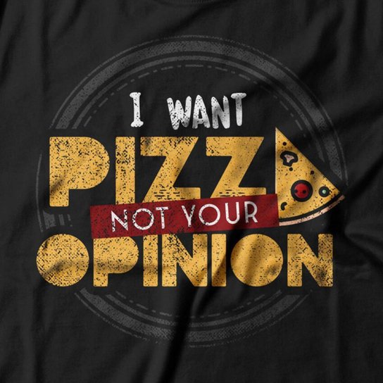 Moletom Studio Geek Com Capuz I Want Pizza Unissex