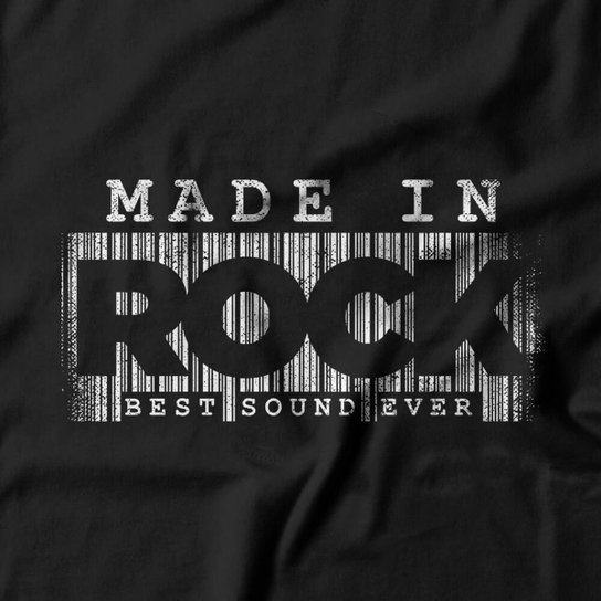 Moletom Studio Geek Com Capuz Made In Rock Unissex