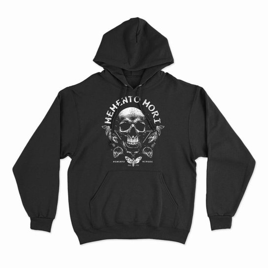 Moletom Studio Geek Com Capuz Memento Mori Unissex