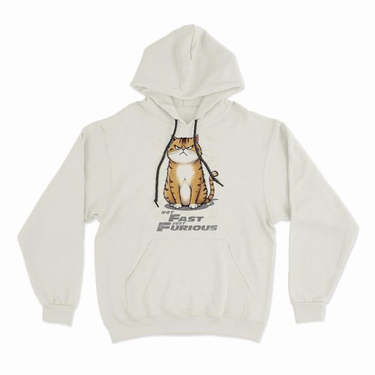 Moletom Studio Geek Com Capuz Not Fast Just Furious Unissex