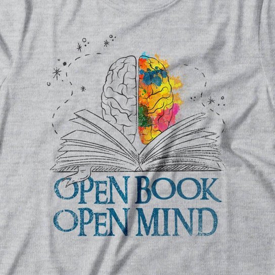 Moletom Studio Geek Com Capuz Open Book Open Mind Unissex