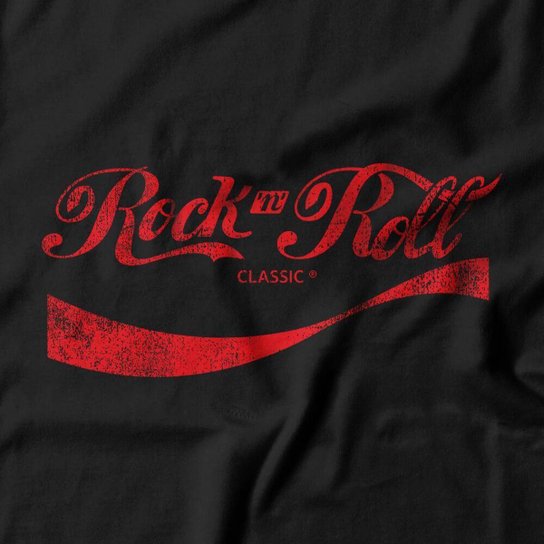 Moletom Studio Geek Com Capuz Rock 'N' Roll Cola Unissex