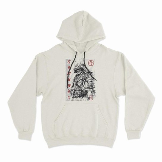 Moletom Studio Geek Com Capuz Samurai Unissex