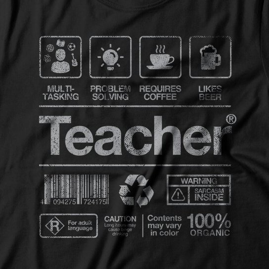 Moletom Studio Geek Com Capuz Teacher Unissex