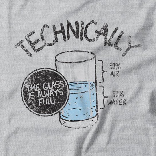 Moletom Studio Geek Com Capuz The Glass Is Full Unissex