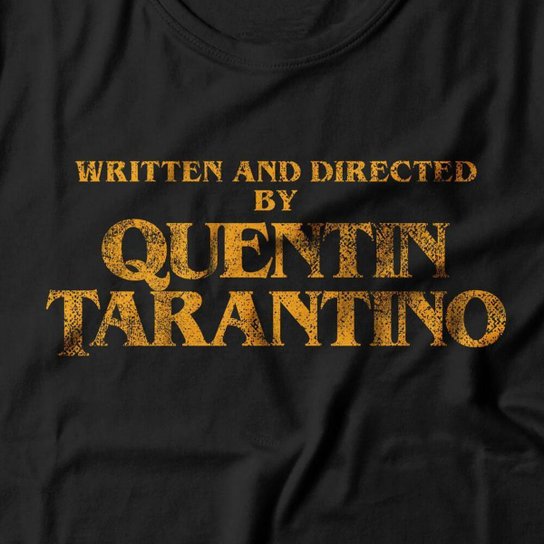 Moletom Studio Geek Com Capuz Written And Directed By Quentin Tarantino Unissex